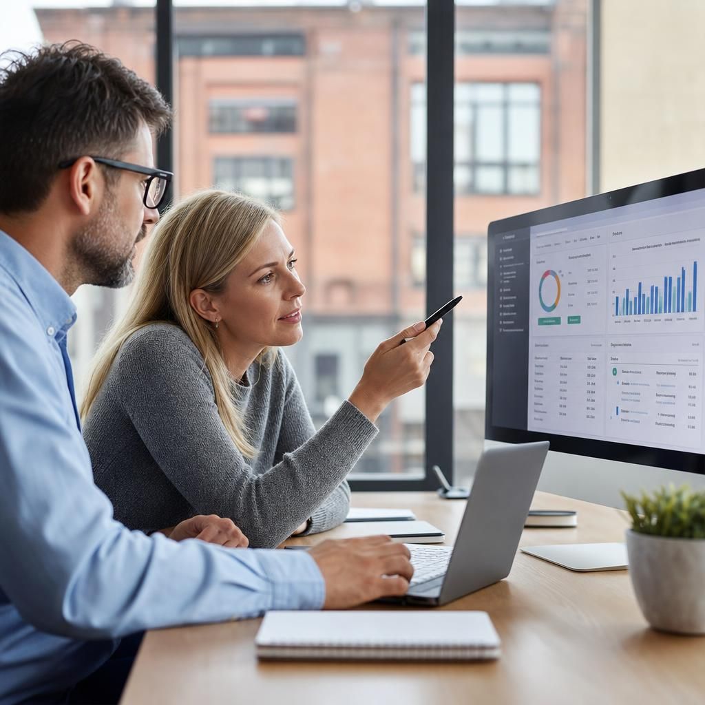 Happy client interaction facilitated by CRM