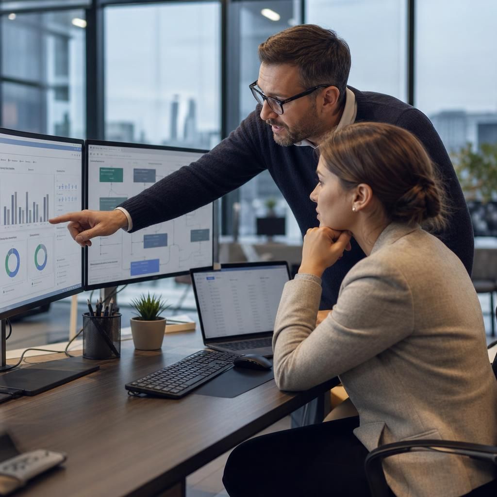 Financial data in sync