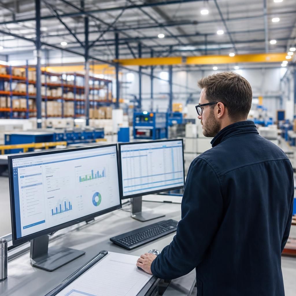 Access to real-time data on a digital dashboard